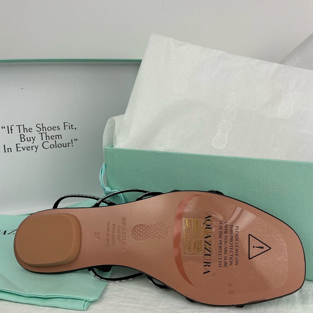 Aquazzura MISTICA SANDAL FLAT - 37 - Picture 11 of 12